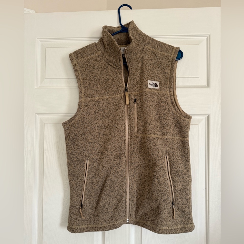 The North Face Tan Fleece Vest
